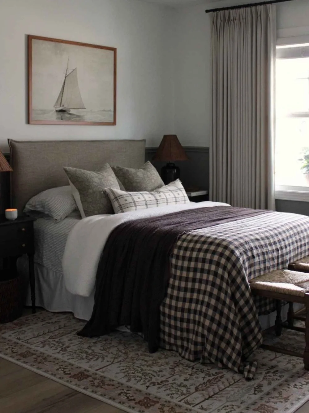 King Textured Waffle Coverlet Dark Fig - Casaluna™